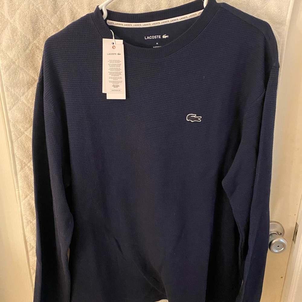Mens XL lacoste shirt tags on